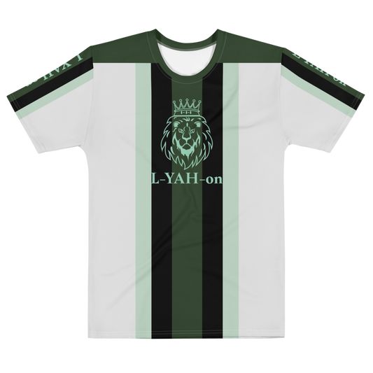 L-YAH-on T-shirt rayures vertes