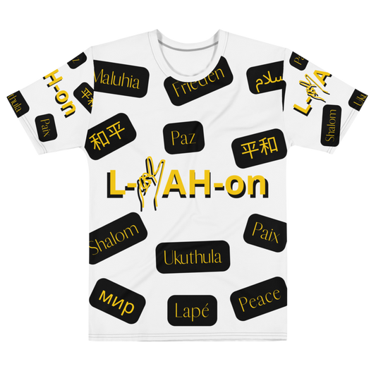 Camiseta L-YAH-on & Peace en varios idiomas
