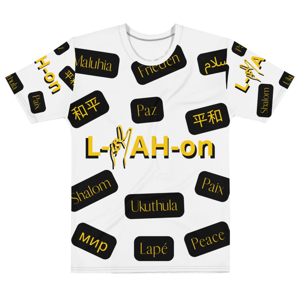 T-shirt multi-langues L-YAH-on & Peace