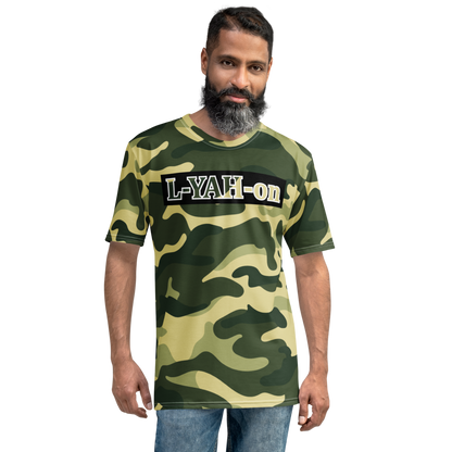 T-shirt camouflage vert L-YAH-on