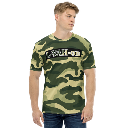 T-shirt camouflage vert L-YAH-on
