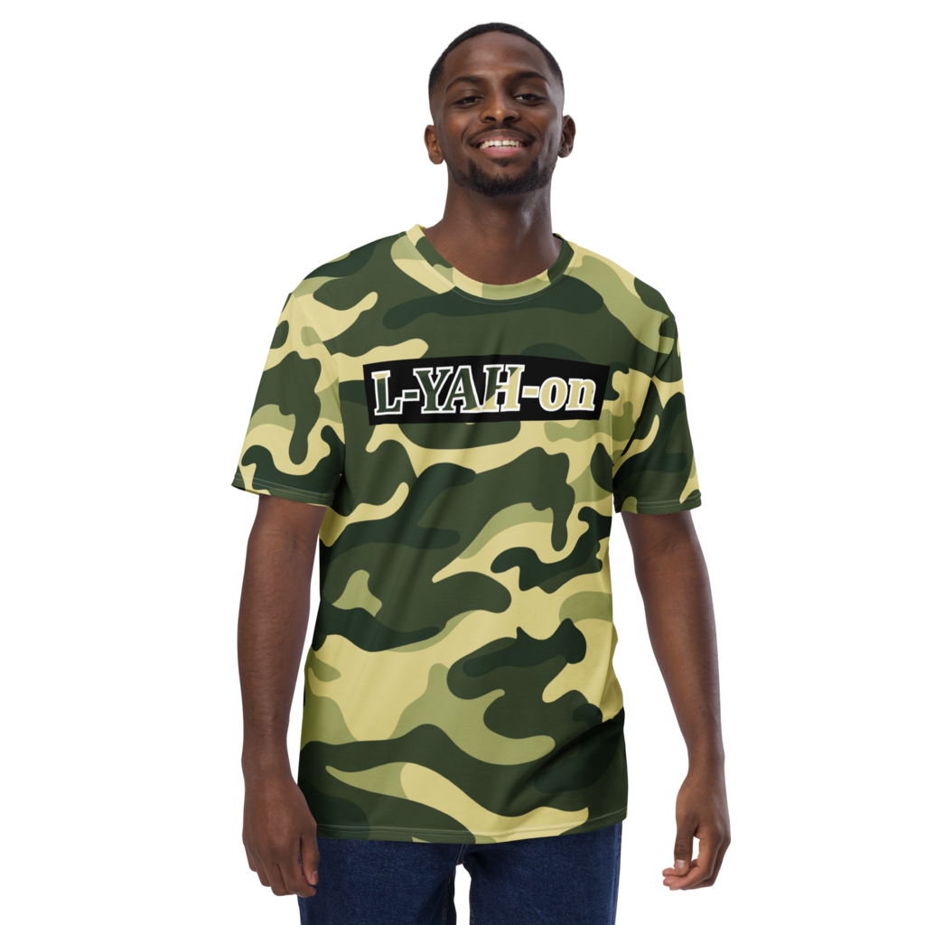 T-shirt camouflage vert L-YAH-on
