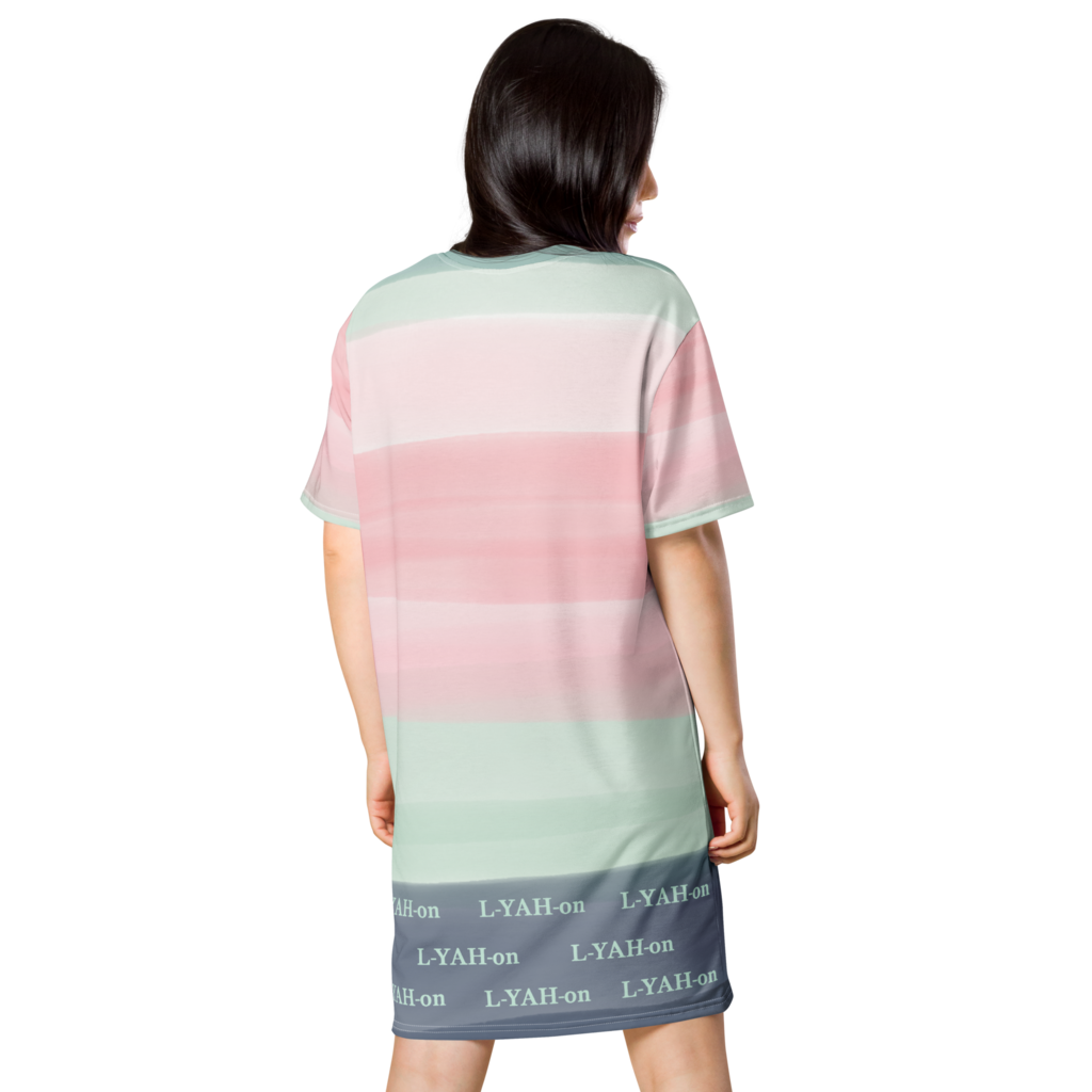 L-YAH-on Tricolor T-Shirt Dress