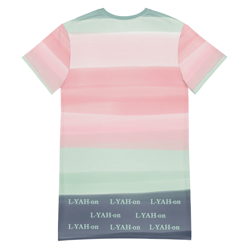 L-YAH-on Tricolor T-Shirt Dress