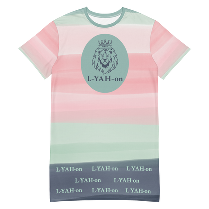 L-YAH-on Tricolor T-Shirt Dress