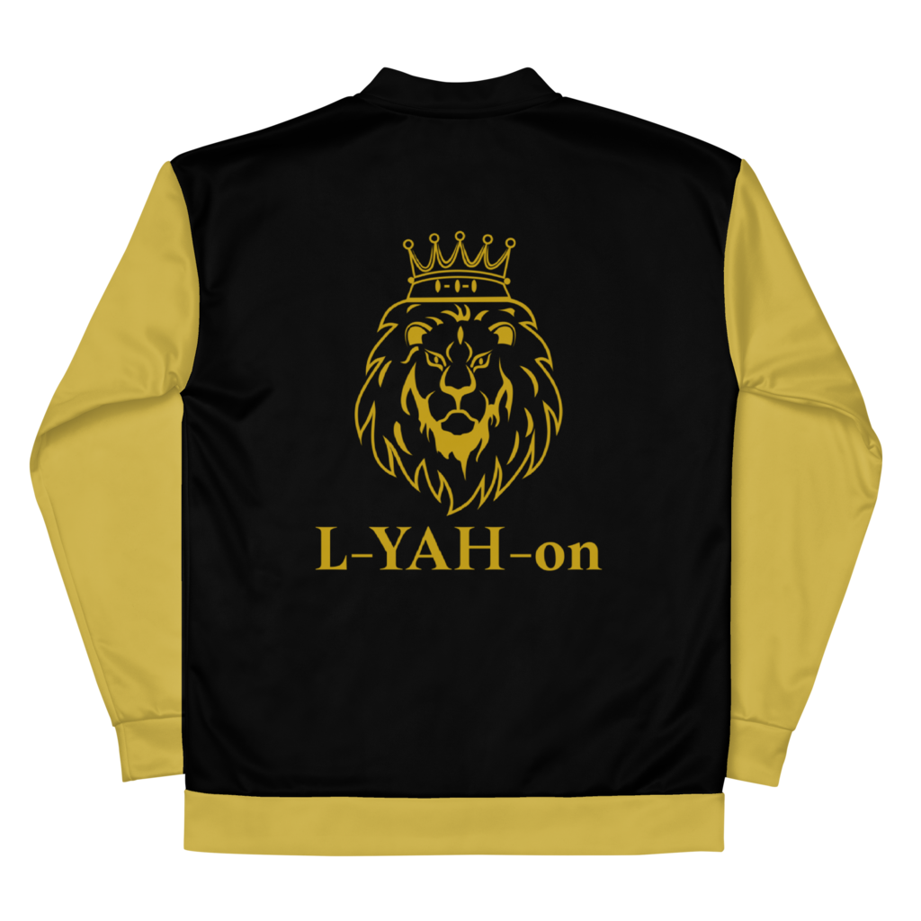L-YAH-on Black/Gold Bomber Jacket