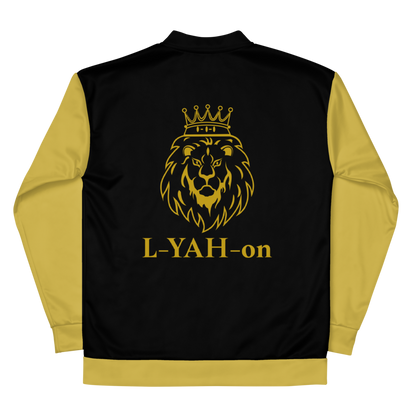 L-YAH-on Black/Gold Bomber Jacket