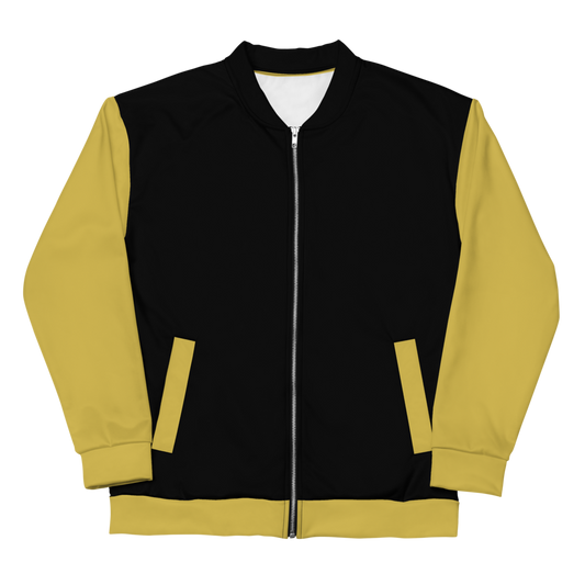L-YAH-on Chaqueta bomber negra/dorada