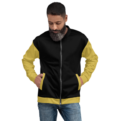 L-YAH-on Chaqueta bomber negra/dorada