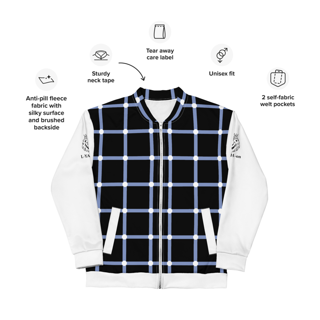 Chaqueta Bomber Geométrica L-YAH-on