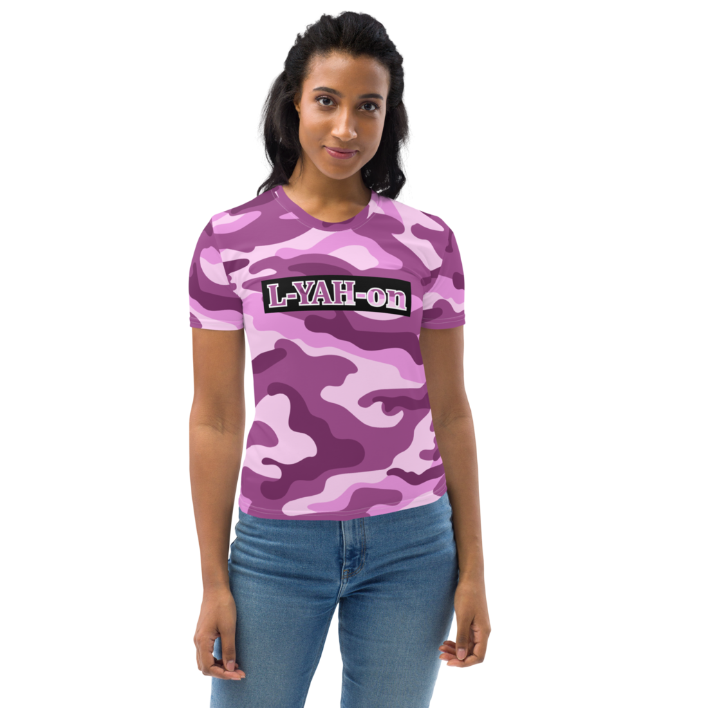 L-YAH-on Pink Camo T-Shirt