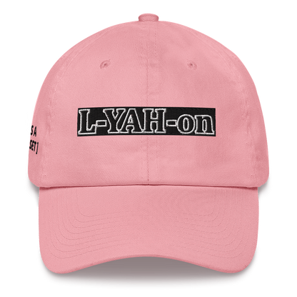 Chapeau de papa de couleur classique encadré L-YAH-on