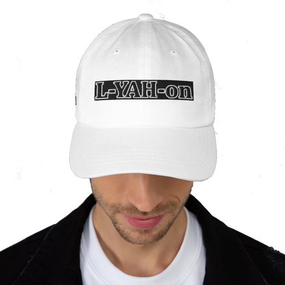 Chapeau de papa de couleur classique encadré L-YAH-on