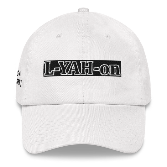 Chapeau de papa de couleur classique encadré L-YAH-on