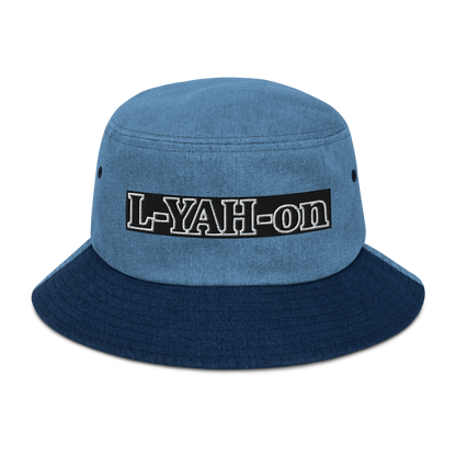 L-YAH-on Denim Bucket Hat
