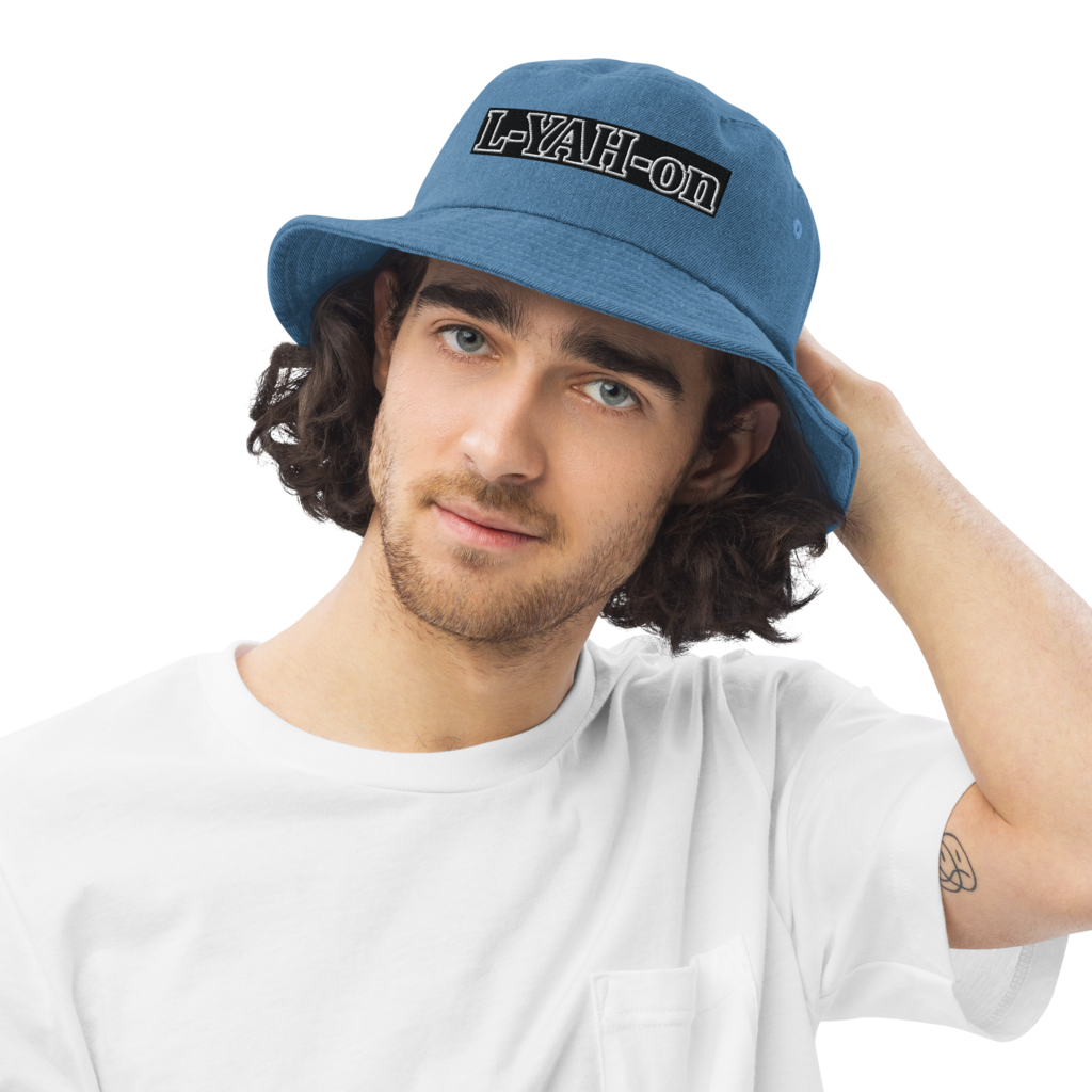 L-YAH-on Denim Bucket Hat