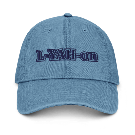 denim hat - inspirational accessories - faith-based online store