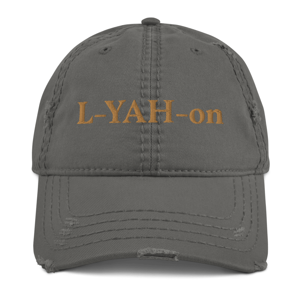 distressed dad hat - inspirational accessories - faith-based online store
