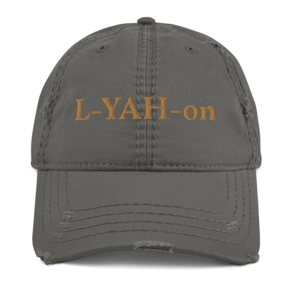 distressed dad hat - inspirational accessories - faith-based online store