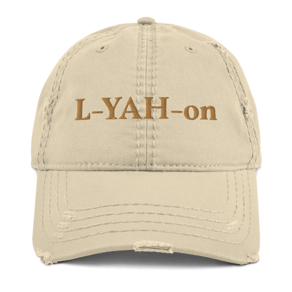 distressed dad hat - inspirational accessories - faith-based online store