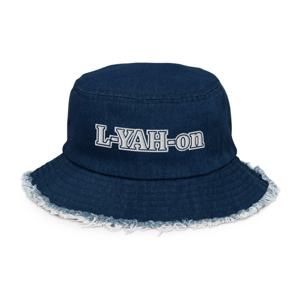 Chapeau bob en denim vieilli L-YAH-on