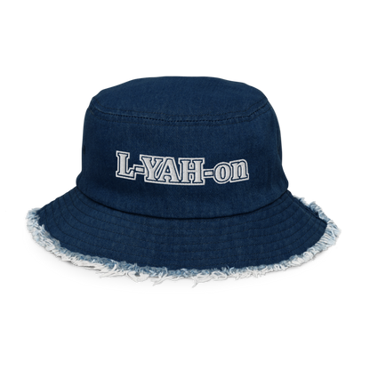Chapeau bob en denim vieilli L-YAH-on