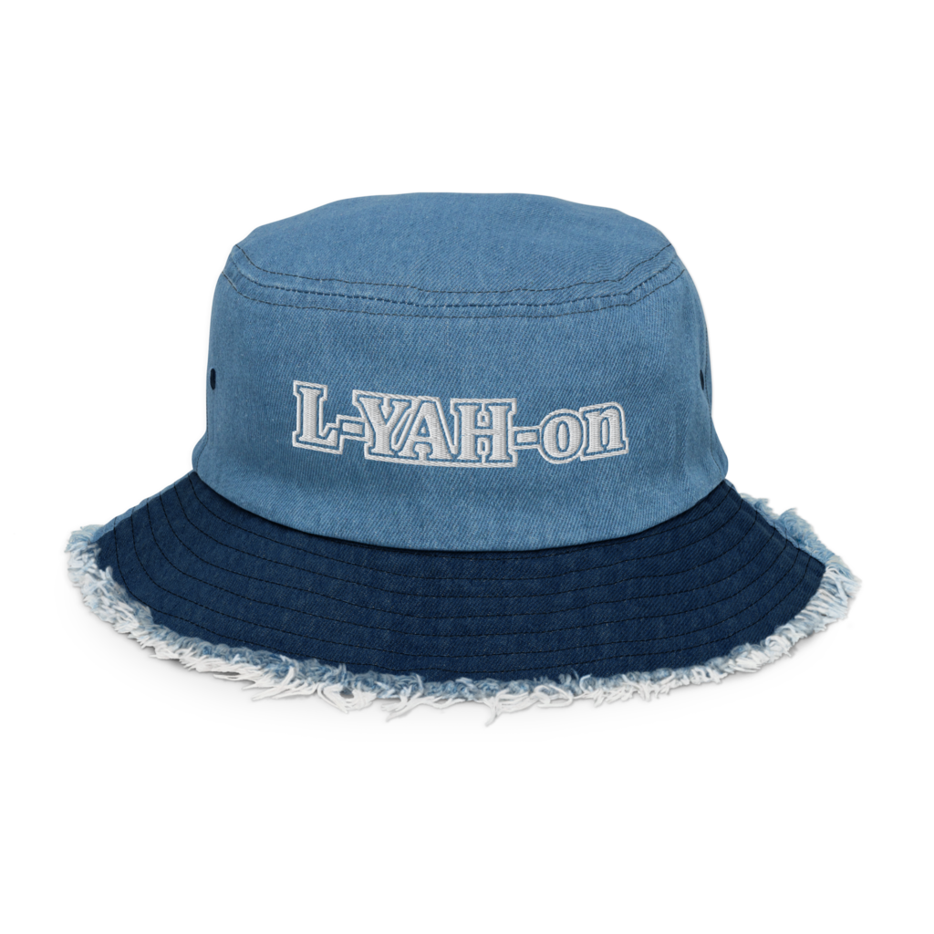 Chapeau bob en denim vieilli L-YAH-on