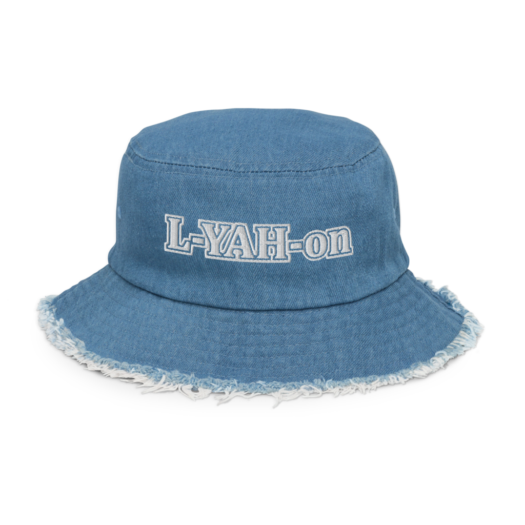 Chapeau bob en denim vieilli L-YAH-on