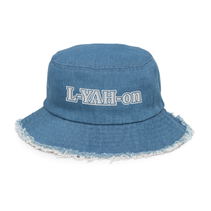 Chapeau bob en denim vieilli L-YAH-on