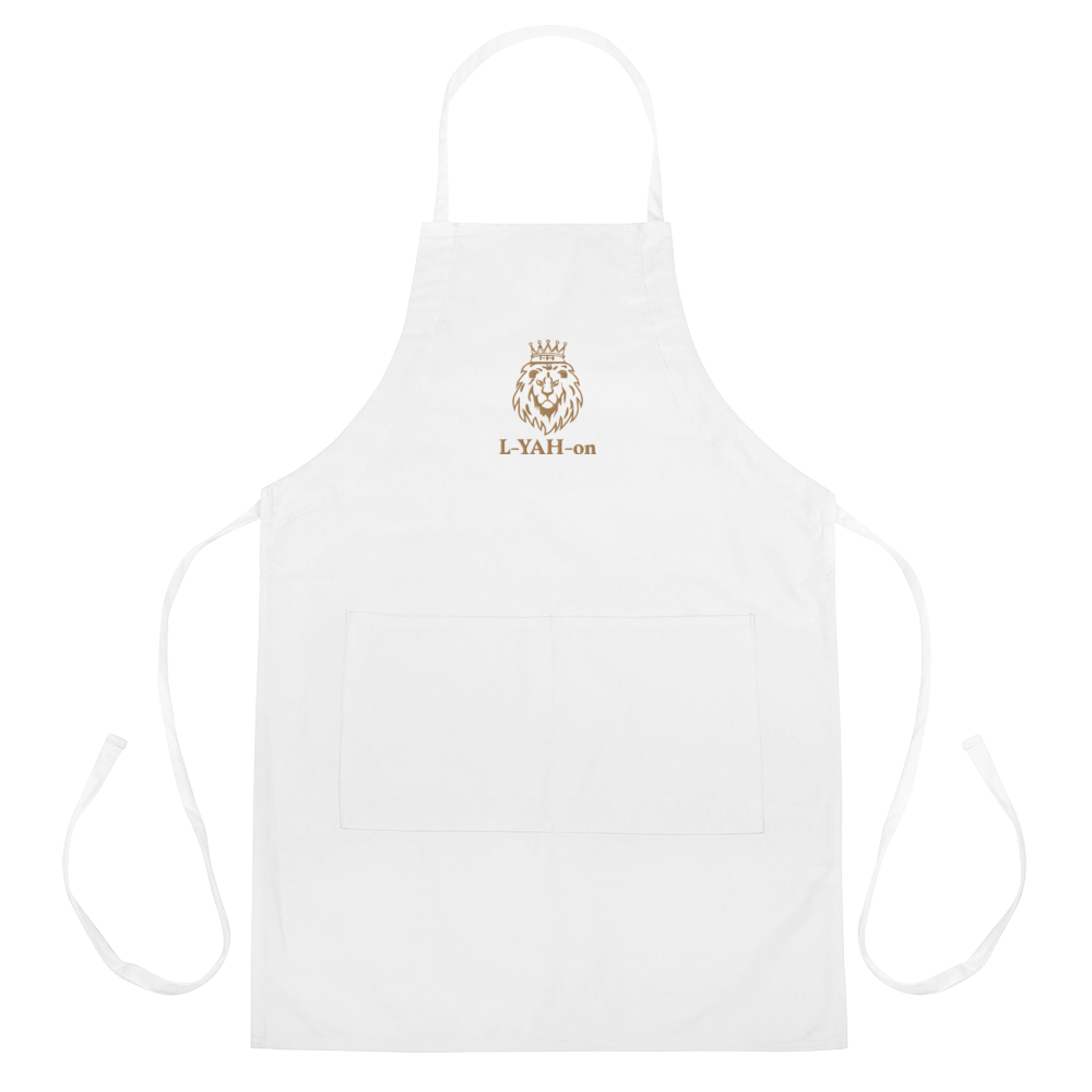 L-YAH-on Embroidered Apron