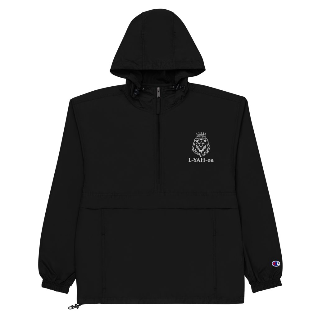 L-YAH-on Embroidered Champion Packable Jacket