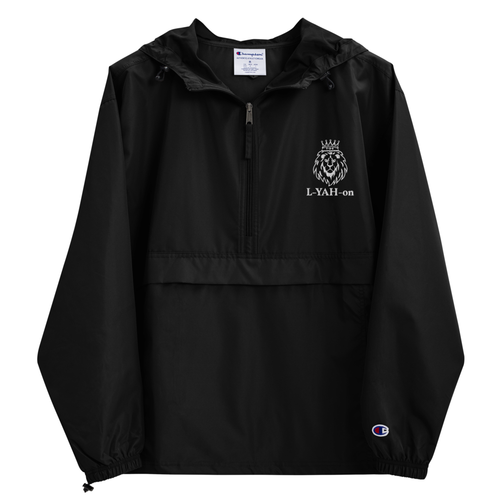 L-YAH-on Embroidered Champion Packable Jacket