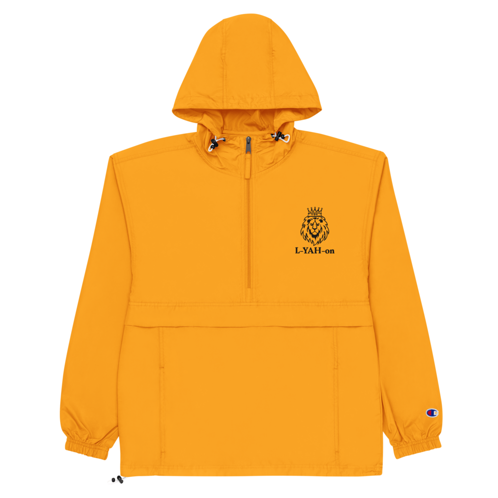 L-YAH-on Embroidered Champion Packable Jacket