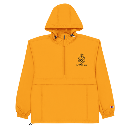 L-YAH-on Embroidered Champion Packable Jacket