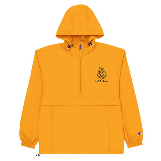 L-YAH-on Chaqueta empacable Champion bordada