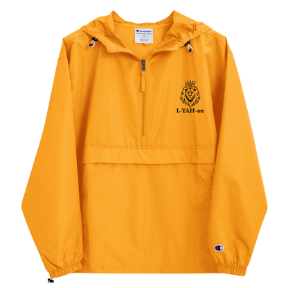 L-YAH-on Embroidered Champion Packable Jacket