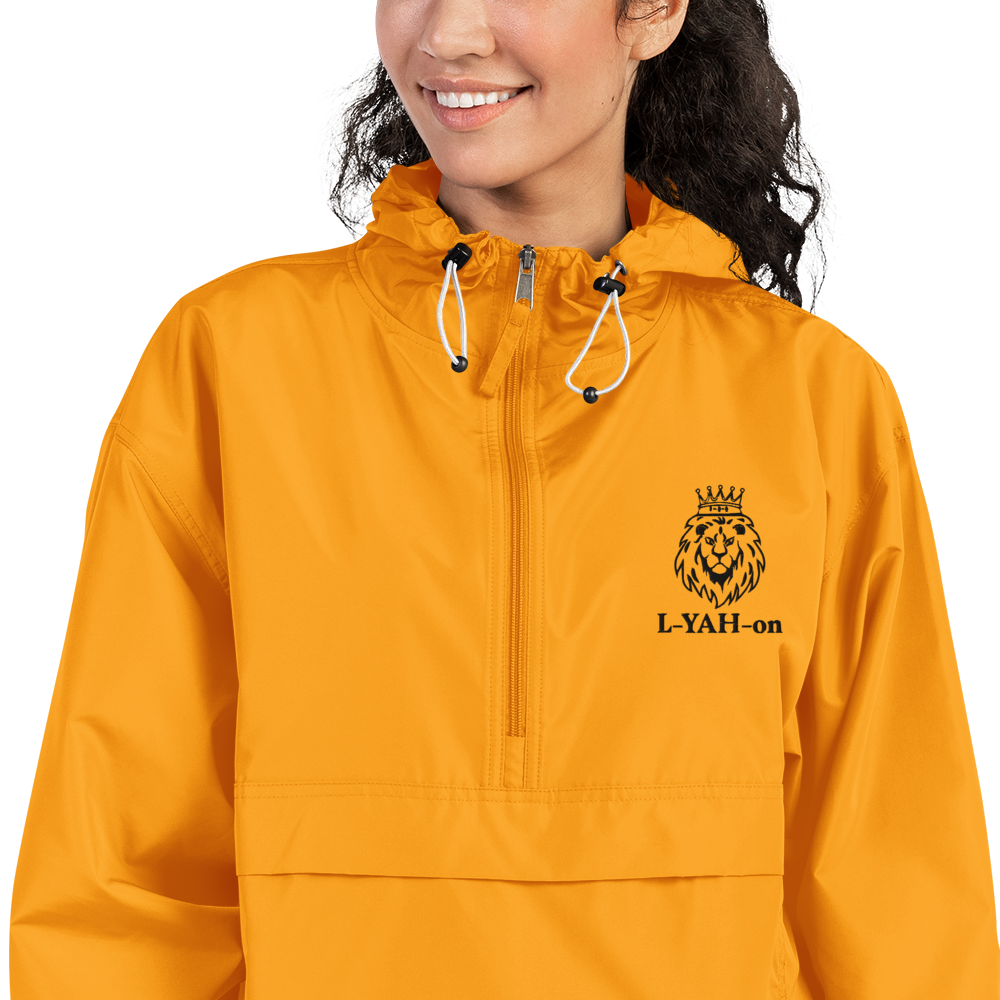 L-YAH-on Embroidered Champion Packable Jacket