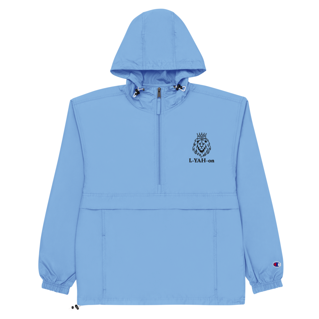 L-YAH-on Embroidered Champion Packable Jacket