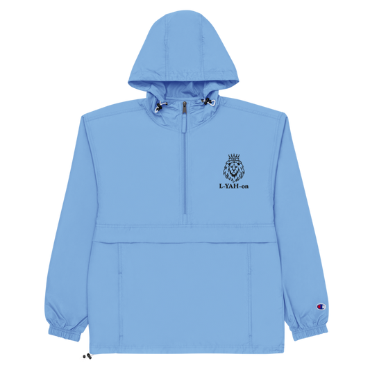 L-YAH-on Embroidered Champion Packable Jacket
