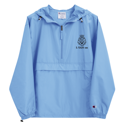 L-YAH-on Embroidered Champion Packable Jacket