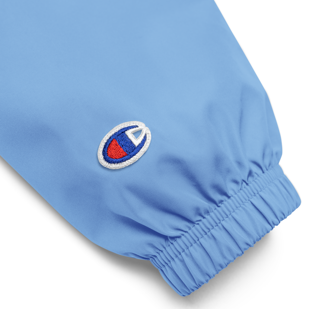 L-YAH-on Embroidered Champion Packable Jacket