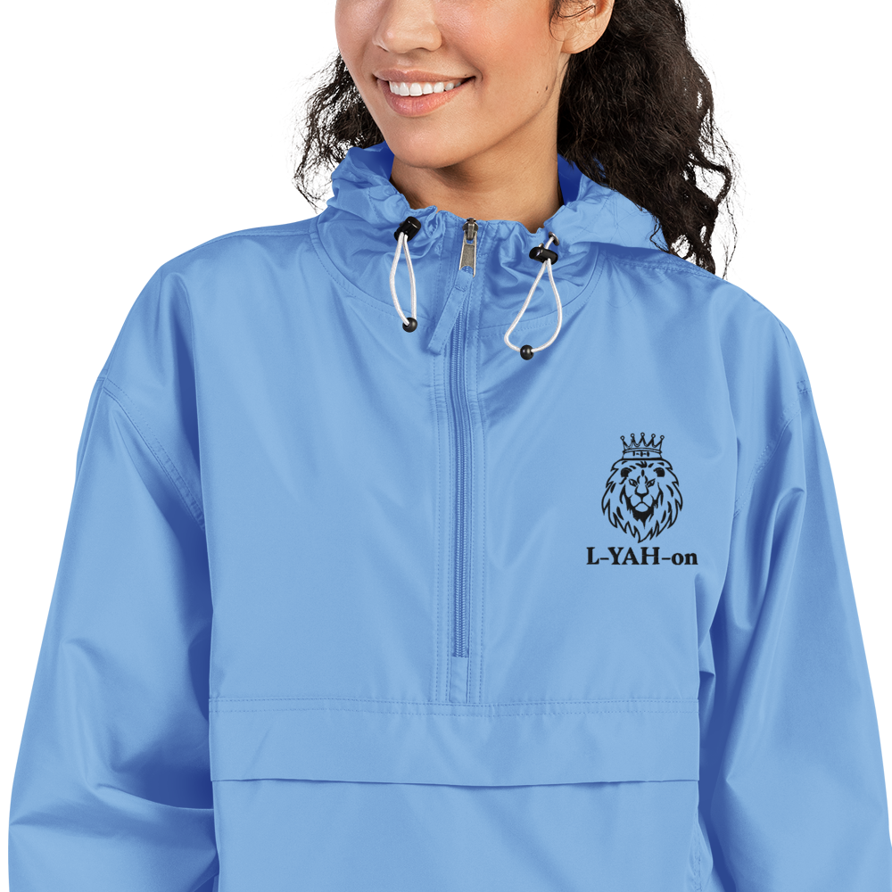 L-YAH-on Embroidered Champion Packable Jacket