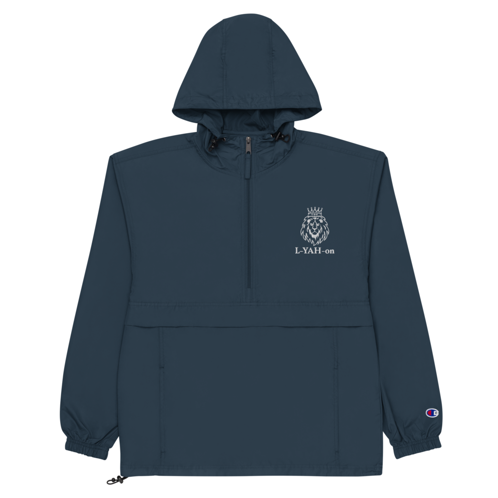 L-YAH-on Embroidered Champion Packable Jacket