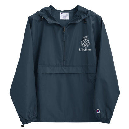 L-YAH-on Chaqueta empacable Champion bordada