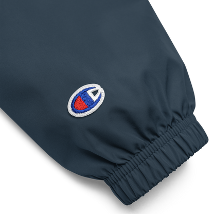 L-YAH-on Chaqueta empacable Champion bordada