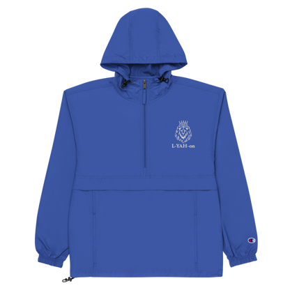 L-YAH-on Chaqueta empacable Champion bordada