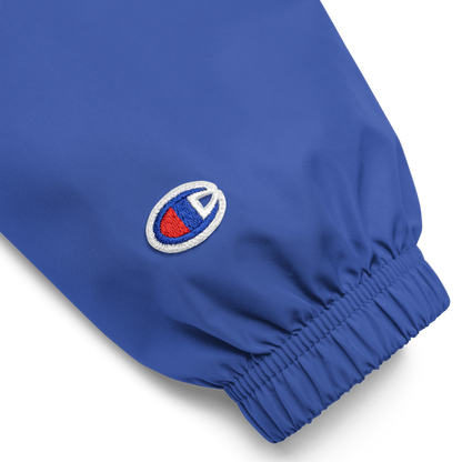 L-YAH-on Chaqueta empacable Champion bordada