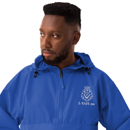 L-YAH-on Chaqueta empacable Champion bordada