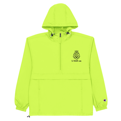 L-YAH-on Embroidered Champion Packable Jacket