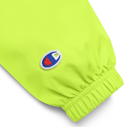 L-YAH-on Embroidered Champion Packable Jacket